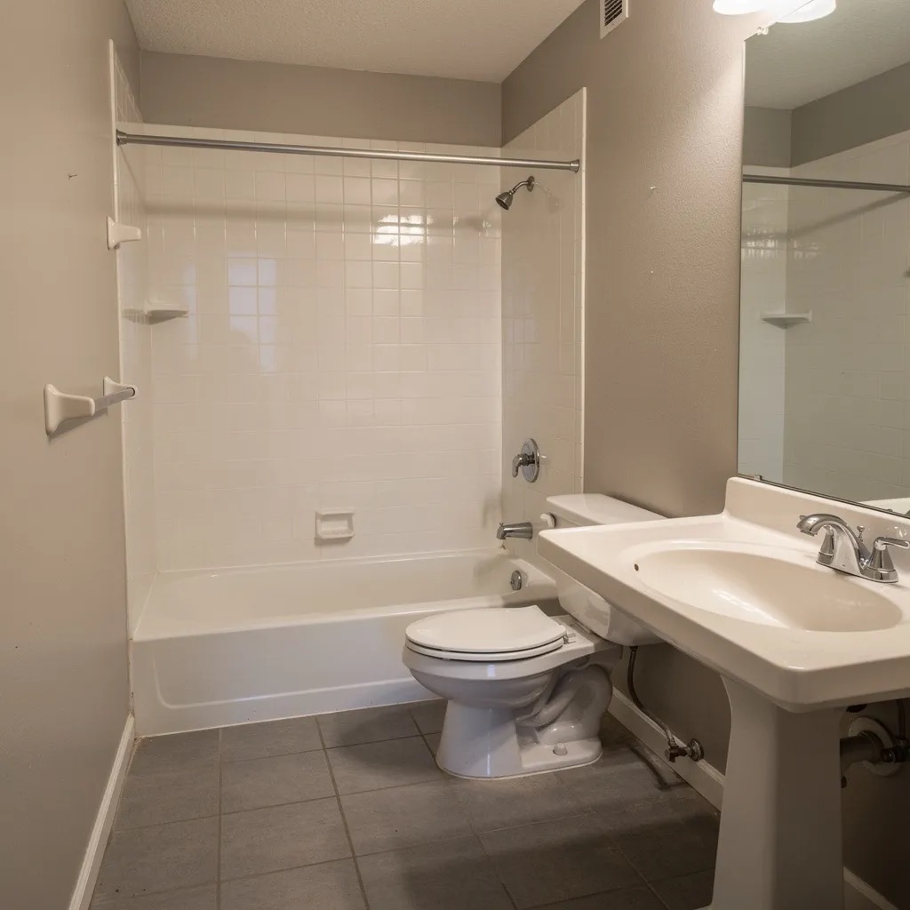 Bathroom before AI transformation